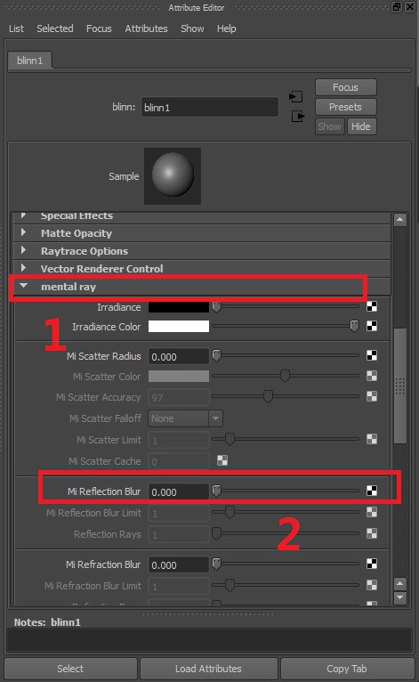 maya mental ray设置环境球怎么能让环境贴图变模糊?