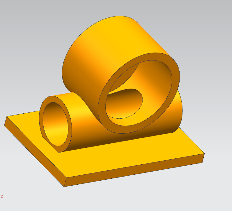 ug的制图怎么把这个洞弄通