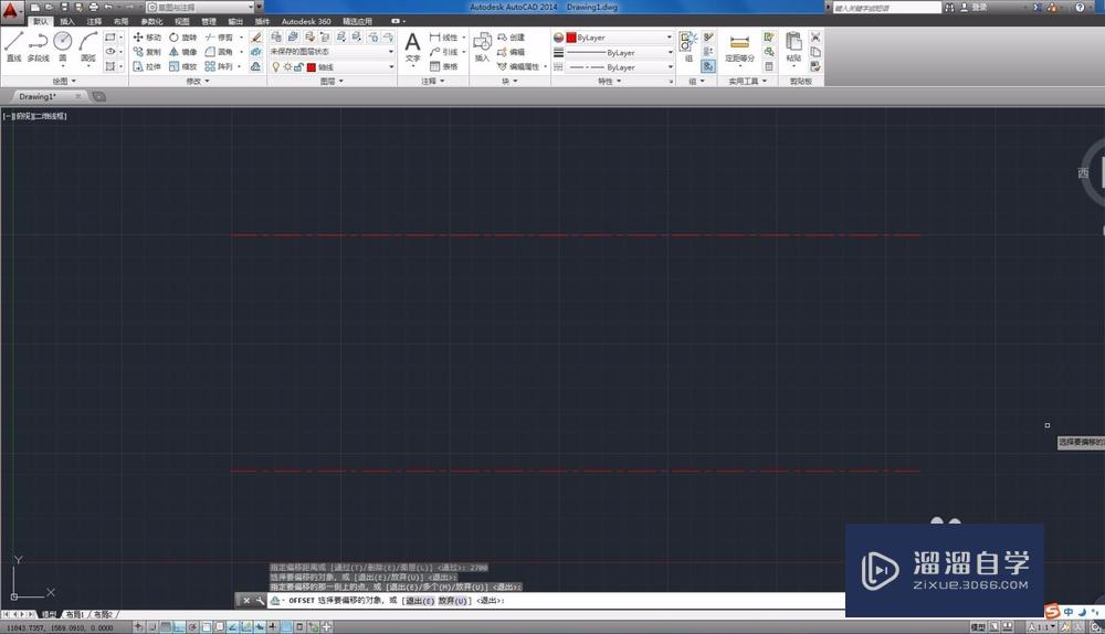 如何利用AutoCAD2014绘制轴线？