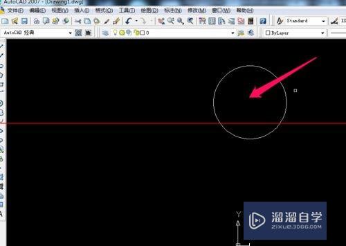 CAD图纸怎么画圆并输入汉字标注？