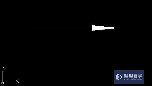 AutoCAD如何画带箭头的直线？