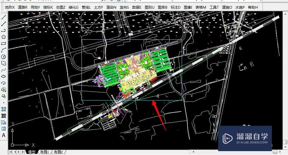 <esred>CAD</esred><esred>地形</esred><esred>图</esred>比较大如何剪切图形？