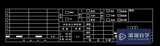 如何用CAD做制作图框表格？