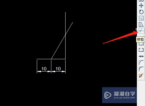 cad怎樣快速畫斜線