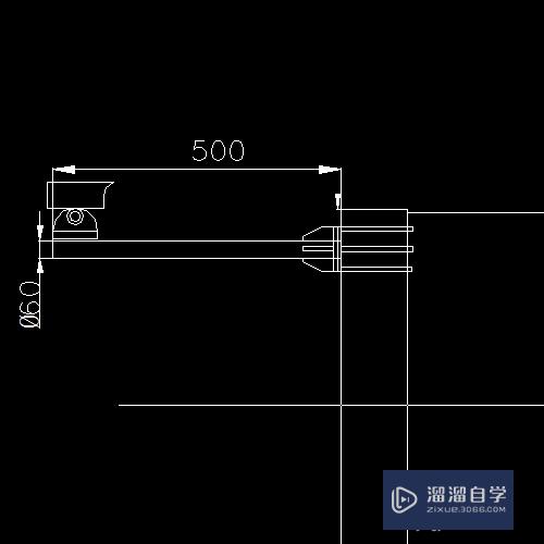 监控立杆CAD图标怎么画？