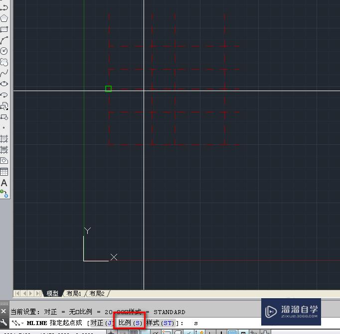 CAD中绘制墙体