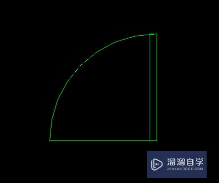 CAD画平面图门弧