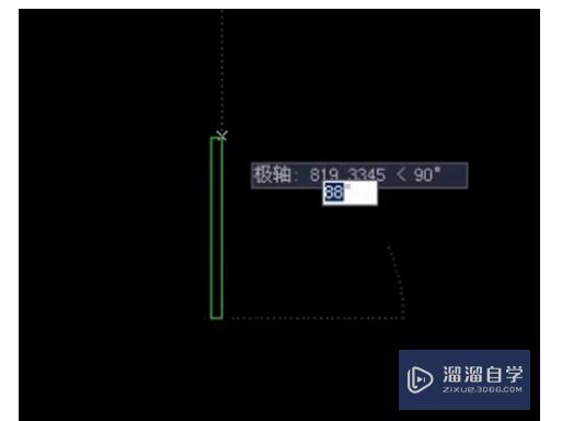 CAD画平面图门弧