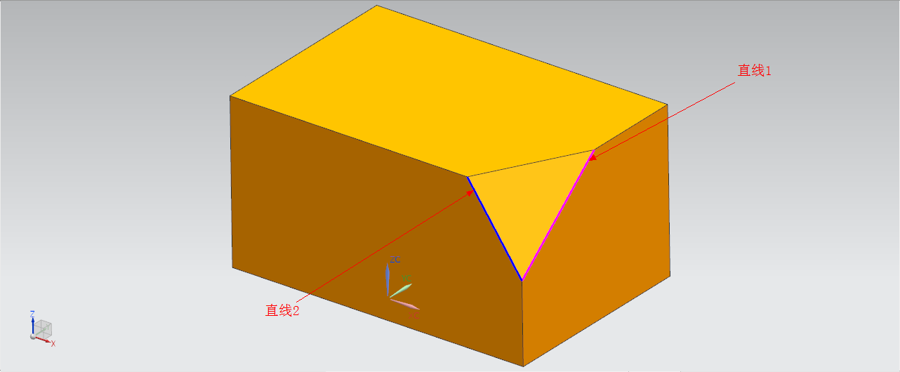 ug40中这个斜面切角怎么画