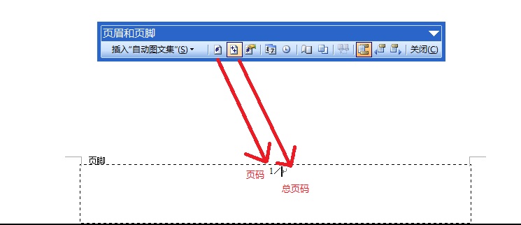 wps或者word怎么把页码设置成1/20,也就是当前页码/总页码,的样子?