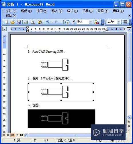 CAD图怎么粘贴到Word？