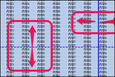 如何把Excel打印区域平均分成四份？