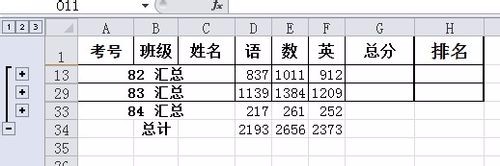 Excel2013分类汇总怎么用？