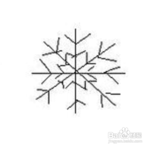 雪花 怎么画？