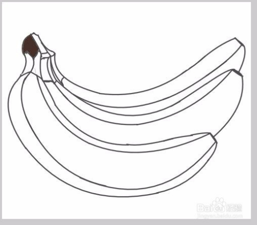 怎样画香蕉？