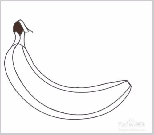 怎样画香蕉？
