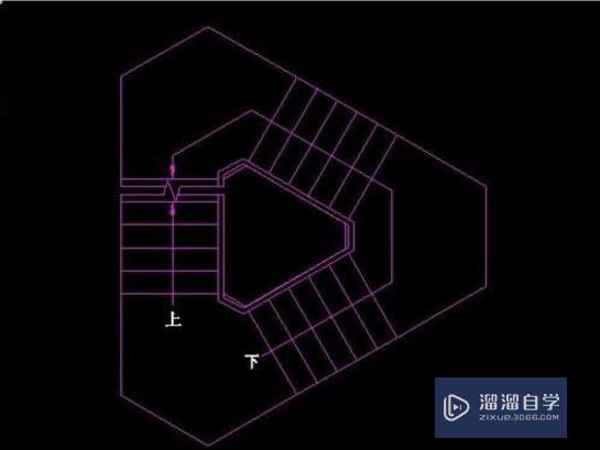 CAD中用天正插件绘制旋转楼梯