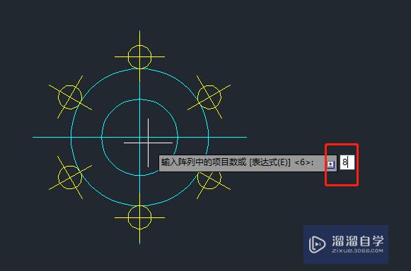 CAD2014版本中如何做图形环形阵列操作？