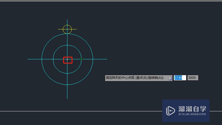 CAD2014版本中如何做图形环形阵列操作？