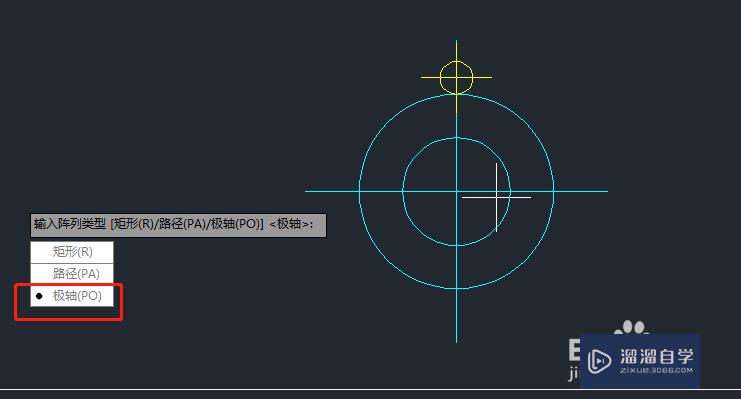 CAD2014版本中如何做图形环形阵列操作？