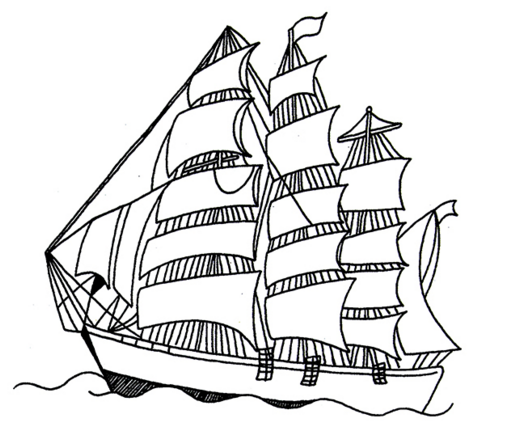 怎么画 帆船的绘画教程?