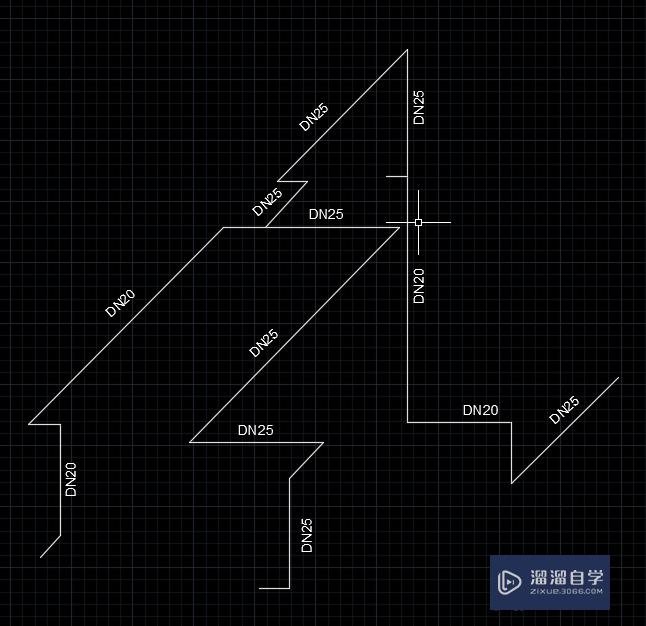 用CAD怎么画管道的立体图？