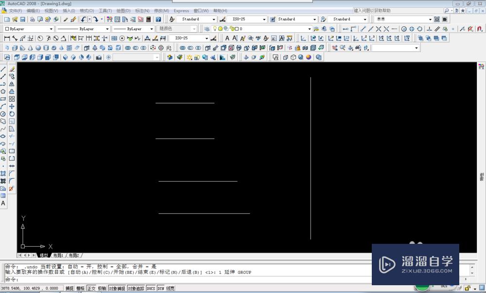 <esred>CAD</esred><esred>中</esred><esred>如何</esred>将<esred>多条</esred><esred>直线</esred>延伸至同一<esred>直线</esred>？