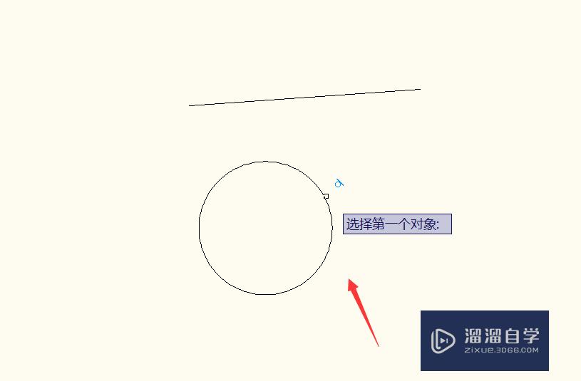 CAD2010中怎样使用几何约束相切？