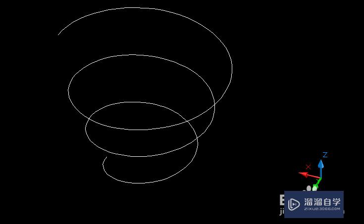 CAD中螺旋线怎么画？