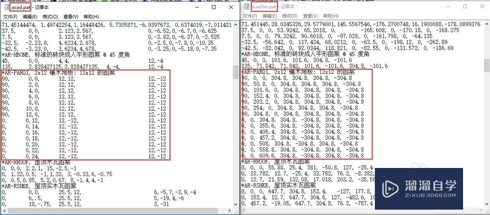 CAD填充比例是怎么算的？