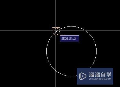 CAD怎么画圆的切线？