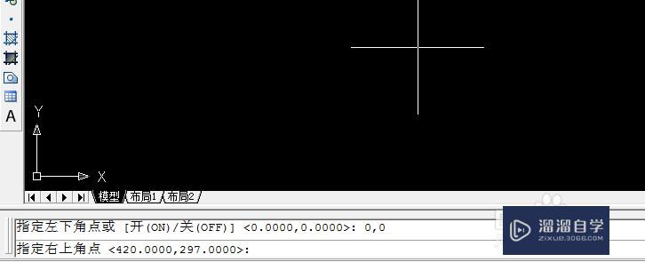 CAD 画图面板的尺寸大小定义