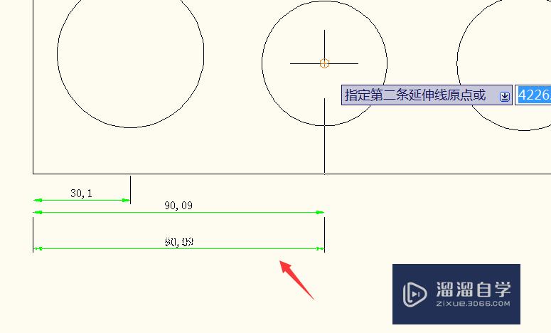 CAD2010中怎样修改基线标注之间的间距？