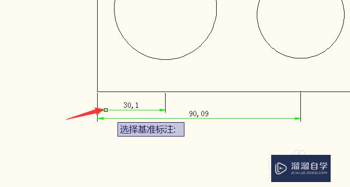 CAD2010中怎样修改基线标注之间的间距？