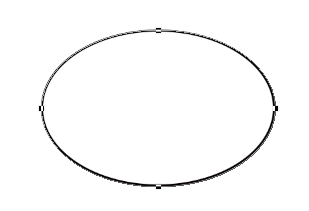 在ps里面怎么画鸭蛋形状的圆?