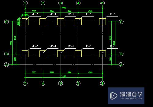 CAD中怎么绘制独立基础平面图？