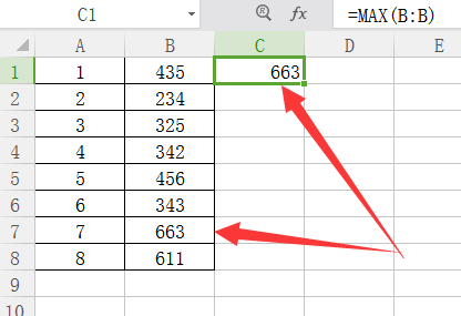 Excel中Max函数的使用方法