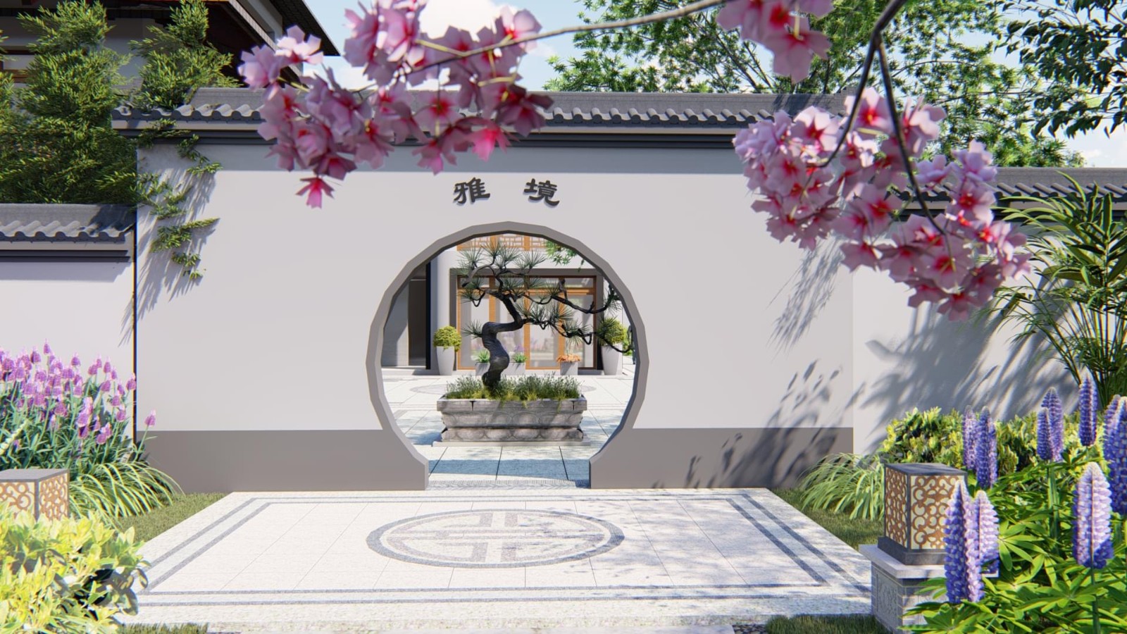 中式庭院景观设计有什么特色？