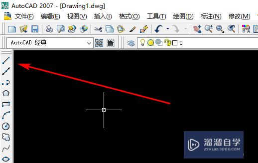 CAD2007怎么使用正交模式？