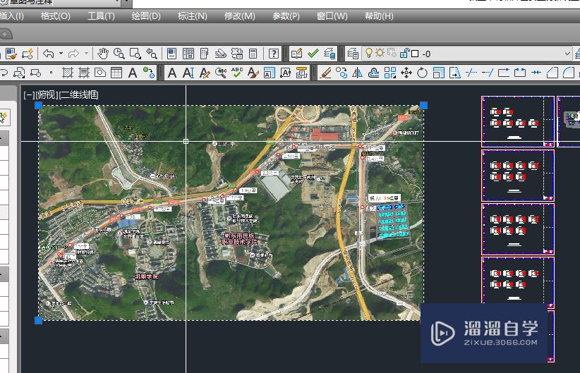 #CAD#-CAD如何插入地图作为底图？