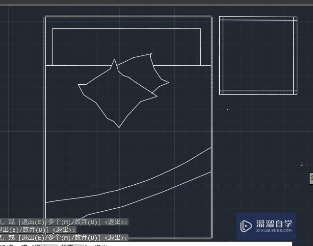 怎么用CAD画一张床？