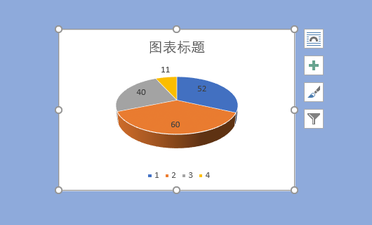 word图表饼图怎么去除外框