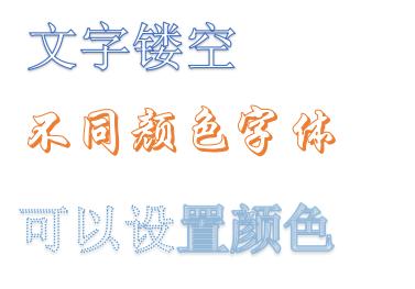 WPS怎么做文字镂空效果？