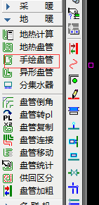 如何画暖气片分水器的管道示意图用天正CAD2010？