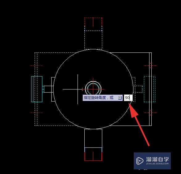 CAD如何使用旋转工具？