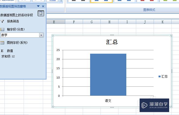 Excel怎么添加数据透视图？