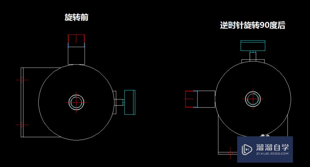 CAD如何使用旋转工具？