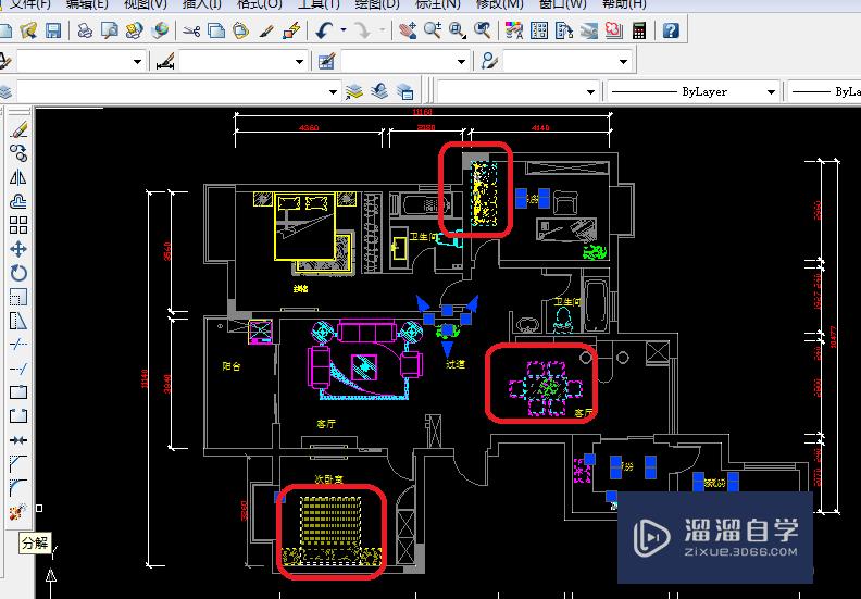 CAD 2008自学教程：[57]CAD怎么画空调插座？