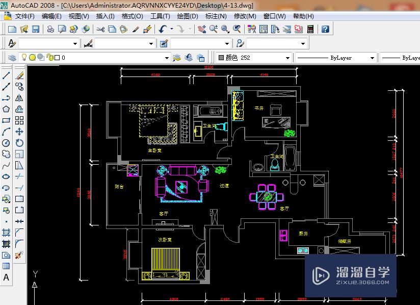 CAD 2008自学教程：[57]CAD怎么画空调插座？