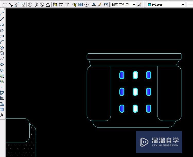 CAD实例第33课 家具的画法（图案填充、渐变色）